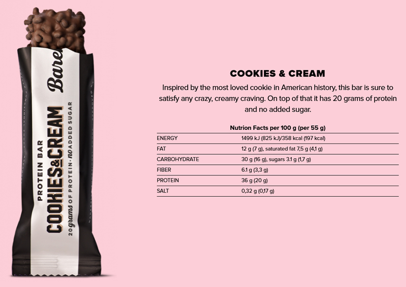 Barebells Functional Foods Protein Bar