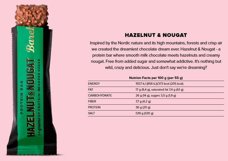 Barebells Functional Foods Protein Bar